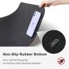 17''x29.5''Stiio Bath Mats for Bathroom, Super Absorbent Quick drying, Rubber Non Slip Thin Bathroom Rugs Fit Under Door, Easy Clean Washable Shower Mat for Bathtub, Sink, 17x29.5 in Grey view 2