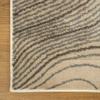 Superior Indoor Area Rug, Plush Carpet Cover, High-Traffic Rugs, Jute Backing, Hallways, Entry, Office, Living Room, Kitchen, Modern Abstract Wood Grain, Veer Collection, 7' x 9', Beige view 4
