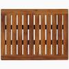 Acacia Wood Shower Mat 24x18 Inches by Demigo, Luxury Bath Mat Non Slip for Bathroom Bathtub Shower Spa Garden Home, Wooden Floor Mat Square Large for Outdoor and Indoor view 1