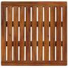 Acacia Wood Shower Mat 21x21 Inches by Demigo, Luxury Bath Mat Non Slip for Bathroom Bathtub Shower Spa Garden Home, Wooden Floor Mat Square Large for Outdoor and Indoor view 1