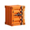 JHSLXD Bedside Table Retro Industrial Style Storage Chests Creative Decorative Cabinet Metal Iron File Cabinets Sundries Box Furniture,Orange Yellow view 1