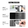 OUKENS Coffee Filter Holder, Dustproof Flip Lid Dispenser with Visual Window, Fits 50-70 Paper Filters, for K-Cup Pods, Storage Organizer, Home & Office view 4