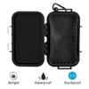 Tiiyee Small Waterproof Boxes of Plastic Case Shockproof Airtight Container Case Portable Airtight Carry Box Black Dry view 4