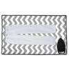 Encasa XO Ironing Mat/Pad (Large 48"x28") with 3mm Padding & Silicone Iron Rest for Steam Pressing on Tabletop or Bed - Heat Resistant, Portable, Quilting & Travel Blanket - Zig Zag view 1