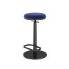 ZDXY Bar Stools Counter Chair Without Backrest Height Adjustable, Rotating Hight Stool with Footrest, Modern Wrought Iron StoolKitchen Island, Bistro, Breakfast Restaurant Stool (Color : Blue) view 1