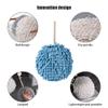 Chenille Hand Towel Ball,Super Soft/Quick Drying/Strong Water Absorption/Microfiber Velvet,Cleaning Wash Cloths/Wipe/Puff/Dryer Sponge for Bathroom/Kitchen,with Hanging Loop/Wall Hook(3 Pcs) view 3