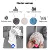 Chenille Hand Towel Ball,Super Soft/Quick Drying/Strong Water Absorption/Microfiber Velvet,Cleaning Wash Cloths/Wipe/Puff/Dryer Sponge for Bathroom/Kitchen,with Hanging Loop/Wall Hook(3 Pcs) view 4