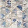 Nourison Home Elation Grey Multicolor 4' x 6' Area Rug - Easy Clean, Non Shedding, Bed Room, Living Room, Dining Room, Kitchen (4' x 6') view 4