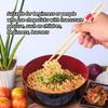 24 Pieces Reusable Kid Training Chopstick Helper for Kids Adults Beginner Learner or Trainers, Plastic Practice Chop Stick Pack, Hinges Connector for Practice Chopstick (Red 24pcs) view 2