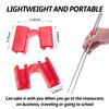 24 Pieces Reusable Kid Training Chopstick Helper for Kids Adults Beginner Learner or Trainers, Plastic Practice Chop Stick Pack, Hinges Connector for Practice Chopstick (Red 24pcs) view 4