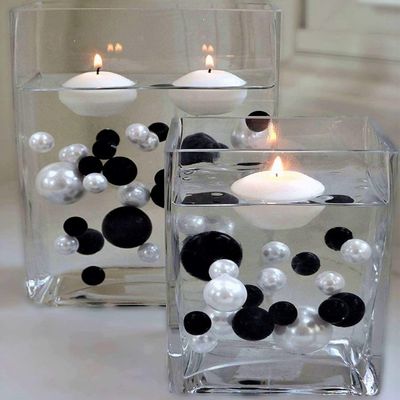 4 Event Size Transparent Water Gels Measured Kits-Fills 20 GL of Gels for Floating Your Vases Decorations-No Guessing! Best Results-Not Including Pearls