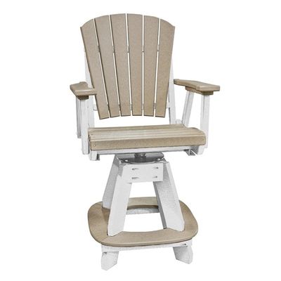 American Furniture Classics OS Home and Office 130-C-WWWT Counter Height Swivel Arm Chair