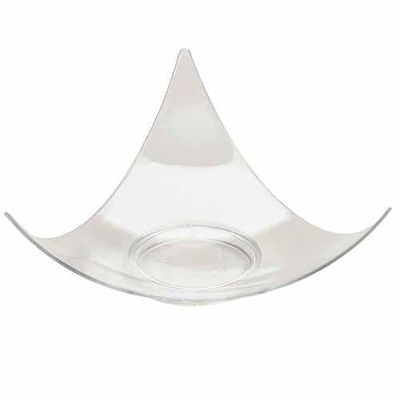 200 Clear Plastic Mini Triangle Dessert Plates 200 Shooting Star Mini Appetizer Plates Small Cocktail Party Plates Sushi pie Tasting Plates Sample Plates