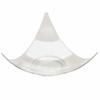 200 Clear Plastic Mini Triangle Dessert Plates 200 Shooting Star Mini Appetizer Plates Small Cocktail Party Plates Sushi pie Tasting Plates Sample Plates view 1