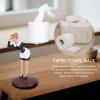 Paper Roll Holder Stand Roll Paper Holder Stand Towel Holder Vertical Tissue Dispenser Upright Napkin Rack for Bathroom Kitchen Restaurant Supplies Dispenser view 2