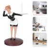 Paper Roll Holder Stand Roll Paper Holder Stand Towel Holder Vertical Tissue Dispenser Upright Napkin Rack for Bathroom Kitchen Restaurant Supplies Dispenser view 4