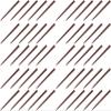Fukui Craft Chopsticks, PBT Resin Chopsticks, Made in Japan, Dishwasher Safe, Round Headed Square Wood Grain, Brown, 8.9 inches (22.5 cm), Made in Japan (50 Pairs) view 1