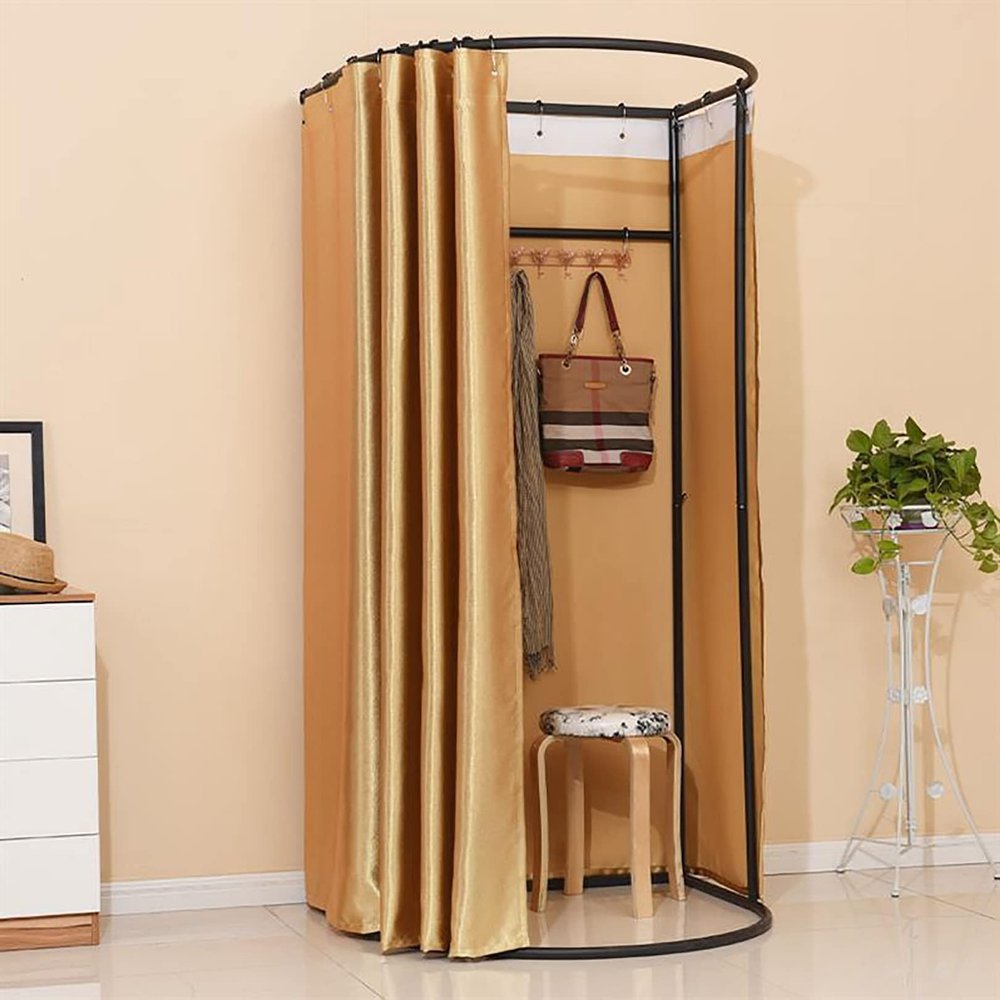 JMCAJIE Portable Changing Room,Clothing Store Fitting Room, Strong Load- Bearing Locker Room Removable Portable Stable Privacy Dressing Room for Indoor Outdoor House Office Shopping Mall