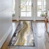 FFcarpet Hallway Rug Runner Non Slip 3'4"x5' Modern Grey Anti-Skid Area Rug for Bedroom view 4