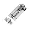1pcs 3/4/5/6 Inch Long Silver Stainless Steel Door Latch Sliding Lock Barrel Bolt Latch Hasp Stapler Gate Safety Lock view 1