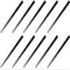 Fukui Craft Chopsticks, SPS Resin Chopsticks, Made in Japan, Dishwasher Safe, Face Carved Chopsticks, Black, 8.9 inches (22.7 cm), Made in Japan (10 Pairs) view 1