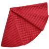 ZHENYANG CAREG Sorrento 50" Red Velvet Diamond Quilted Christmas Tree Skirt Christmas Tree Decoration Fashionable Design (Tree Skirt Diameter : 50inch) view 1