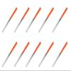 Fukui Craft Chopsticks, Stainless Steel Metal Chopsticks for Direct Fire, Made in Korea, Hollow Chopsticks, Orange, 9.4 inches (24 cm), 10 Pairs view 1