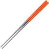 Fukui Craft Chopsticks, Stainless Steel Metal Chopsticks for Direct Fire, Made in Korea, Hollow Chopsticks, Orange, 9.4 inches (24 cm), 10 Pairs view 2