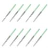 Fukui Craft Chopsticks, Stainless Steel Metal Chopsticks for Direct Fire, Made in Korea, Hollow Chopsticks, Green, 9.4 inches (24 cm) (10 Pairs) view 1