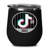 2022 Tiktok Jail Wine Tumbler Prison Cell Inmate Funny Social Media Memes Birthday Christmas Ideas 12oz Hot Cold Cup Coffee Mug Men Women Teens Millen view 1