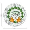 Happy St Patrick's Day Beer Round Metal Sign Irish Decor Metal Wreath Signs Welcome Sign Metal Wall Art March 17 Home Decor for Living Room Porch Bedroom Housewarming Gift,12'' view 2