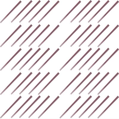 Fukui Craft Chopsticks, PBT Resin Chopsticks, Made in Japan, Dishwasher Safe, Square Wood Grain Chopsticks, Engine, 8.3 inches (21.0 cm), Made in Japan (50 Pairs)