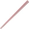 Fukui Craft Chopsticks, PBT Resin Chopsticks, Made in Japan, Dishwasher Safe, Square Wood Grain Chopsticks, Pink, 8.3 inches (21.0 cm), Made in Japan (50 Pairs) view 2