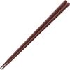 Fukui Craft Chopsticks, PBT Resin Chopsticks, Made in Japan, Dishwasher Safe, Round Headed Square Wood Grain, Brown, 8.3 inches (21.0 cm), Made in Japan (50 Pairs) view 2