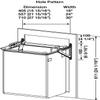 TAG Hardware Premium Tilt-Out Hamper with Removable Black Nylon Bag(s) (18" WIDE WITH 1 LARGE BAG) view 2