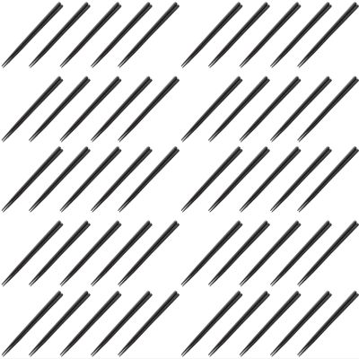 Fukui Craft SPS Resin Chopsticks, Commercial Use, Made in Japan, Dishwasher Safe, Hex Chopsticks, Diagonal Head, Black, 8.9 inches (22.6 cm), Made in Japan (50 Pairs)