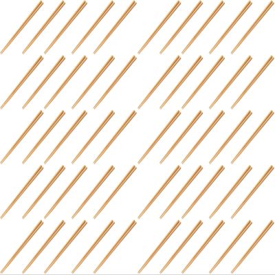 Fukui Craft Chopsticks, PBT Resin Chopsticks, Made in Japan, Dishwasher Safe, Square Wood Grain Chopsticks, Beige, 8.3 inches (21.0 cm), Made in Japan (50 Pairs)