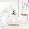 Bathroom Accessories Set, 4-Piece Toothbrush Holder Cups, Bathroom Counter Organizer view 2