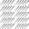 Fukui Craft Chopsticks, SPS Resin Chopsticks, Made in Japan, Dishwasher Safe, Hex Sword, Carved Chopsticks, Black, 9.4 inches (24.0 cm), Made in Japan (50 Pairs) view 1