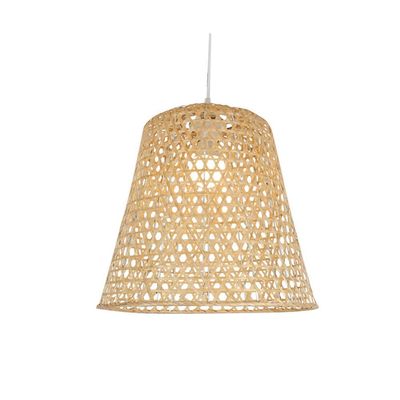 Bamboo Weaving Southeast Asia Creative Handmade Rural Chinese Bamboo Cage Tea House Restaurant Chinese Rattan (Color : A)
