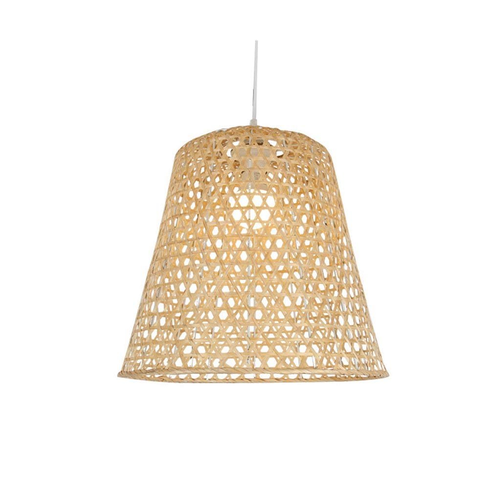 Bamboo Weaving Southeast Asia Creative Handmade Rural Chinese Bamboo Cage Tea House Restaurant Chinese Rattan (Color : A)