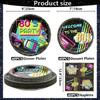 Hegbolke 80s Party Supplies - 61 Pcs Plates, Napkins, Tablecloth Set for Back to the 80s Party Decorations - Serves 20 view 2