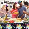 Hegbolke 80s Party Supplies - 61 Pcs Plates, Napkins, Tablecloth Set for Back to the 80s Party Decorations - Serves 20 view 4