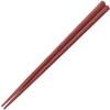 Fukui Craft Chopsticks, SPS Resin Chopsticks, Made in Japan, Dishwasher Safe, Hexagonal Rough Carved Chopsticks, Brown, 8.9 inches (22.5 cm), Made in Japan (50 Pairs) view 2