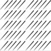 Fukui Craft Chopsticks, SPS Resin Chopsticks, Made in Japan, Dishwasher Safe, Face Carved Chopsticks, Black, 8.9 inches (22.7 cm), Made in Japan (50 Pairs) view 1