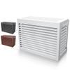Airdeko Premium Mini Split AC Air Conditioner Cover for Outside Units - Decorative Metal Mini Split Condenser Cover - Rustproof, All-Season Outdoor Protection with Sleek Design - Secure & Durable (S) view 1