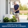 Airdeko Premium Mini Split AC Air Conditioner Cover for Outside Units - Decorative Metal Mini Split Condenser Cover - Rustproof, All-Season Outdoor Protection with Sleek Design - Secure & Durable (S) view 4