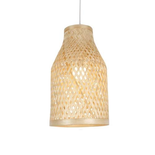 Bamboo Weaving Southeast Asia Creative Handmade Rural Chinese Bamboo Cage Tea House Restaurant Chinese Rattan (Color : C)