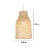 Bamboo Weaving Southeast Asia Creative Handmade Rural Chinese Bamboo Cage Tea House Restaurant Chinese Rattan (Color : C) view 3