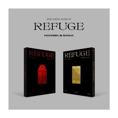 ASTRO Moonbin & Sanha REFUGE 2nd Mini Album THE EAST Version CD+80p PhotoBook+1p Stand Photo+1p PostCard+2p PhotoCard+Tracking Sealed